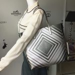 Anya Hindmarch Diamonds Ebury Featherweight Tote Metallic Silver Leather With Silver Hardware Bag #YTSU-5 - Image 42