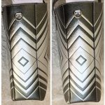 Anya Hindmarch Diamonds Ebury Featherweight Tote Metallic Silver Leather With Silver Hardware Bag #YTSU-5 - Image 8