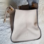 Anya Hindmarch Ephson Top Handle Bag Beige Leather/Matt Tumbled Calf And Gold Hardware #SKOT-2 - Image 8