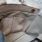 Anya Hindmarch Ephson Top Handle Bag Beige Leather/Matt Tumbled Calf And Gold Hardware #SKOT-2 - Image 31