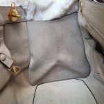 Anya Hindmarch Ephson Top Handle Bag Beige Leather/Matt Tumbled Calf And Gold Hardware #SKOT-2 - Image 27