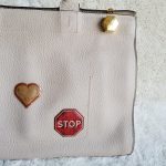 Anya Hindmarch Ephson Top Handle Bag Beige Leather/Matt Tumbled Calf And Gold Hardware #SKOT-2 - Image 4