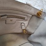 Anya Hindmarch Ephson Top Handle Bag Beige Leather/Matt Tumbled Calf And Gold Hardware #SKOT-2 - Image 29