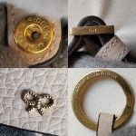 Anya Hindmarch Ephson Top Handle Bag Beige Leather/Matt Tumbled Calf And Gold Hardware #SKOT-2 - Image 13