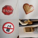 Anya Hindmarch Ephson Top Handle Bag Beige Leather/Matt Tumbled Calf And Gold Hardware #SKOT-2 - Image 14