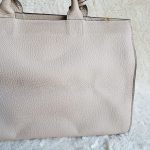 Anya Hindmarch Ephson Top Handle Bag Beige Leather/Matt Tumbled Calf And Gold Hardware #SKOT-2 - Image 6