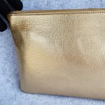 Anya Hindmarch Georgiana Smiley Metallic Carpa Goat Skins With Gold Hardware #GLUSS-3 - Image 5