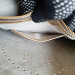 Anya Hindmarch Georgiana Smiley Metallic Carpa Goat Skins With Gold Hardware #GLUSS-3 - Image 16