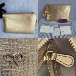 Anya Hindmarch Georgiana Smiley Metallic Carpa Goat Skins With Gold Hardware #GLUSS-3 - Image 2