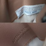 Bottega Veneta ID Card Holder & Lanyard Brown Woven Lambskin With Gold Hardware #URKK-3 - Image 13