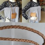 Bottega Veneta ID Card Holder & Lanyard Brown Woven Lambskin With Gold Hardware #URKK-3 - Image 17