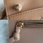 Bottega Veneta ID Card Holder & Lanyard Brown Woven Lambskin With Gold Hardware #URKK-3 - Image 10