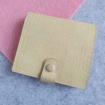 Bottega Veneta Small Wallet Light Peach Pink Lizard Skin With Silver Hardware #CEOL-86