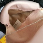 Bottega Veneta Small Wallet Light Peach Pink Lizard Skin With Silver Hardware #CEOL-86 - Image 13