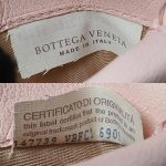 Bottega Veneta Small Wallet Light Peach Pink Lizard Skin With Silver Hardware #CEOL-86 - Image 9