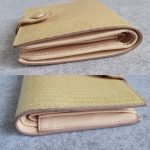 Bottega Veneta Small Wallet Light Peach Pink Lizard Skin With Silver Hardware #CEOL-86 - Image 6