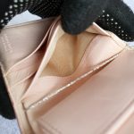 Bottega Veneta Small Wallet Light Peach Pink Lizard Skin With Silver Hardware #CEOL-86 - Image 18