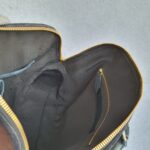 Burberry Orchard Tote Black/Maroon Suede Leather With Gold Hardware #SKCR-2 - Image 27