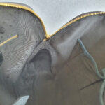 Burberry Orchard Tote Black/Maroon Suede Leather With Gold Hardware #SKCR-2 - Image 26