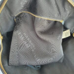 Burberry Orchard Tote Black/Maroon Suede Leather With Gold Hardware #SKCR-2 - Image 24