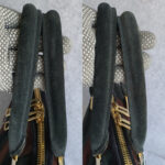 Burberry Orchard Tote Black/Maroon Suede Leather With Gold Hardware #SKCR-2 - Image 18