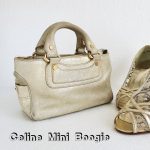 Celine Boogie Mini Metallic Gold Leather With Gold Hardware Bag #SUEO-8
