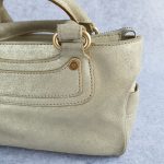 Celine Boogie Mini Metallic Gold Leather With Gold Hardware Bag #SUEO-8 - Image 4