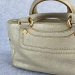 Celine Boogie Mini Metallic Gold Leather With Gold Hardware Bag #SUEO-8 - Image 3