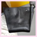 Celine Trapeze Medium Black Leather with Snake Skin and Gold Hardware Bag #SSRS-1 - Image 10