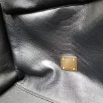 Celine Trapeze Medium Black Leather with Snake Skin and Gold Hardware Bag #SSRS-1 - Image 40