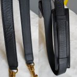 Celine Trapeze Medium Black Leather with Snake Skin and Gold Hardware Bag #SSRS-1 - Image 28