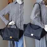 Celine Trapeze Medium Black Leather with Snake Skin and Gold Hardware Bag #SSRS-1 - Image 44