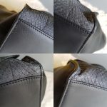 Celine Trapeze Medium Black Leather with Snake Skin and Gold Hardware Bag #SSRS-1 - Image 18