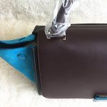 Celine Trapeze Tri-color Small Leather With Suede And Silver Hardware Bag #YKSE-3 - Image 12