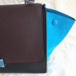 Celine Trapeze Tri-color Small Leather With Suede And Silver Hardware Bag #YKSE-3 - Image 4