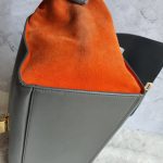 Celine Trapeze Tri-Color Leather With Suede And Gold Hardware Bag #GLLOO-7 - Image 12