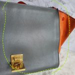 Celine Trapeze Tri-Color Leather With Suede And Gold Hardware Bag #GLLOO-7 - Image 6