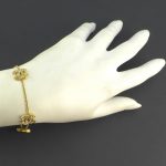 Chanel Bracelet Gold Plated With Crystal #KRLR-3 - Image 9
