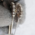 Chanel Brooch Safety Pin Design With Diamanted #KYEE-7 - Image 4