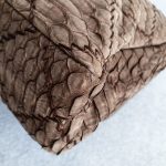 Chanel Flap Bag Brown Snake Skin With Silver Hardware #YCEY-1 - Image 16