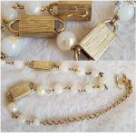 Chanel Necklace Faux Pearl With Gold Hardware #YLUE-7 - Image 7