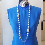 Chanel Necklace Faux Pearl With Gold Hardware #YLUE-7 - Image 2