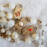 Chanel Necklace Faux Pearl With Gold Hardware #YLUE-7 - Image 6