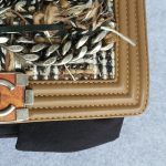 Chanel 25cm Boy Flap Bag Enchained Fringe With Quilted Calfskin And Ruthenium Hardware #KRCS-1 - Image 10