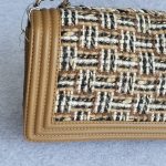 Chanel 25cm Boy Flap Bag Enchained Fringe With Quilted Calfskin And Ruthenium Hardware #KRCS-1 - Image 4