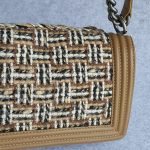 Chanel 25cm Boy Flap Bag Enchained Fringe With Quilted Calfskin And Ruthenium Hardware #KRCS-1 - Image 5