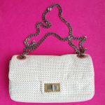 Chanel Reissue Flap Bag Off White Perforated Leather With Gold/Silver Hardware #SYTE-1