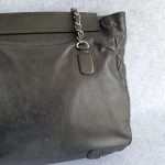 Chanel Shoulder Bag Black Lambskin With Silver Hardware #SYSS-1 - Image 7