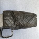 Chanel Shoulder Bag Black Lambskin With Silver Hardware #SYSS-1 - Image 9