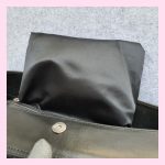 Chanel Shoulder Bag Black Lambskin With Silver Hardware #SYSS-1 - Image 25